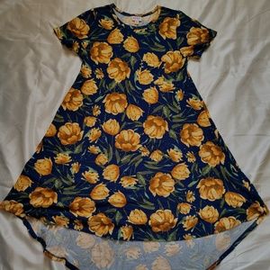 Lularoe carly floral leggings material